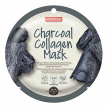 Aktív szén mélytisztító fátyolmaszk - PureDerm Charcoal Collagen Mask