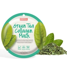 Zöld Tea bőrtisztító-hidratáló fátyolmaszk - PureDerm GreenTea Collagen Mask