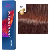 Wella Koleston Perfect ME+ 6/41 - Hamvas Vörös Sötétszőke 60 ml