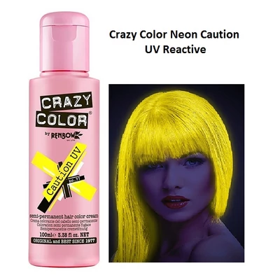 Crazy Color - 77 Caution UV Reactive