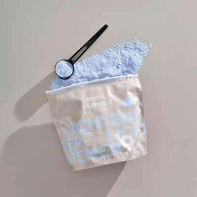 Indola Blonde Expert 9+ szőkítőpor kék 450 g