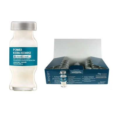 L’Oréal Série Expert  Power-Kera Recharge - mélyápoló kezelés meggyengült hajra 30*10 ml