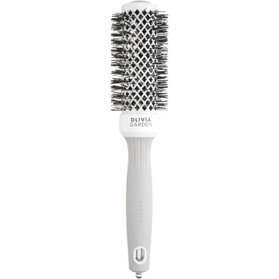 OG35 - Olivia Garden Expert Blowout Shine White & Grey körkefe  Ø 35
