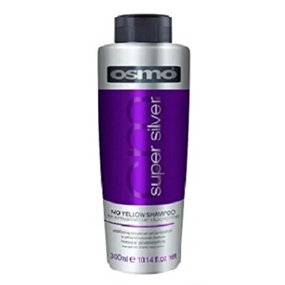 OSMO - Super Silver No Yellow Shampoo - Sárgaság elleni szulfátmentes hamvasító sampon 300ml