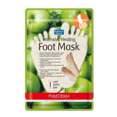 Egyszer-használatos bőrpuhító almás lábmaszk - PureDerm Apple Foot Mask