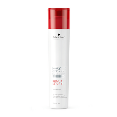 Schwarzkopf Bonacure Repair Rescue Mélyen Ápoló és Regeneráló Hajsampon 250 ml