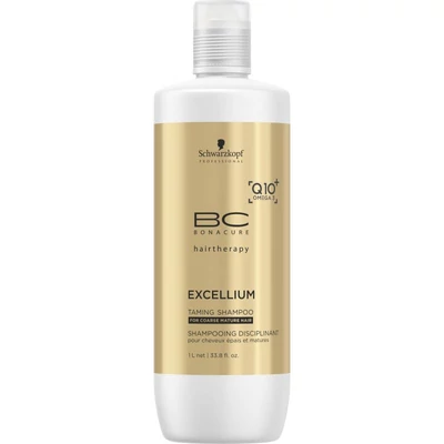 Schwarzkopf Bonacure Excellium Taming hajsampon - durva tapintású, érett hajra 1000 ml