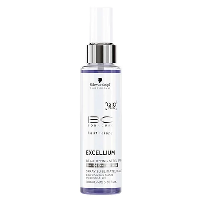 Schwarzkopf Bonacure Excellium Beautifying - acél spray balzsam ősz hajra 100 ml