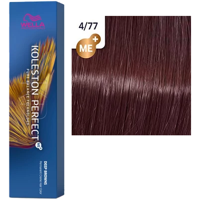 Wella Koleston Perfect ME+ 4/77 - Intenzív Barna Intenzív Középbarna 60 ml