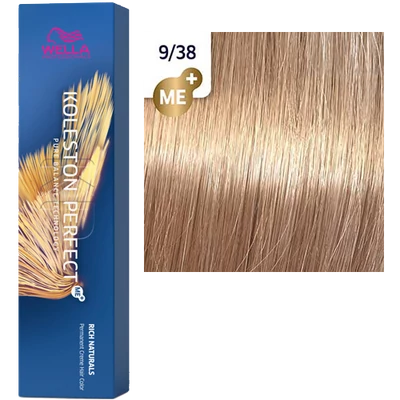 Wella Koleston Perfect ME+ 9/38 - Gyöngyház Arany Nagyon Világosszőke 60 ml